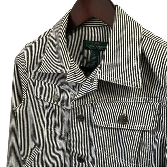 Lauren Jeans Striped Jacket S - Picture 1 of 7